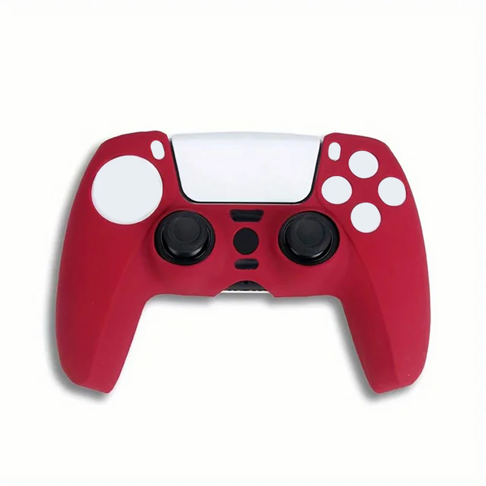 PS5-Controller-Skin, rutschfeste Silikonhülle, Schutzhülle, Griffhülle, staubdicht, geeignet für PS5 Playstation – Detail 9