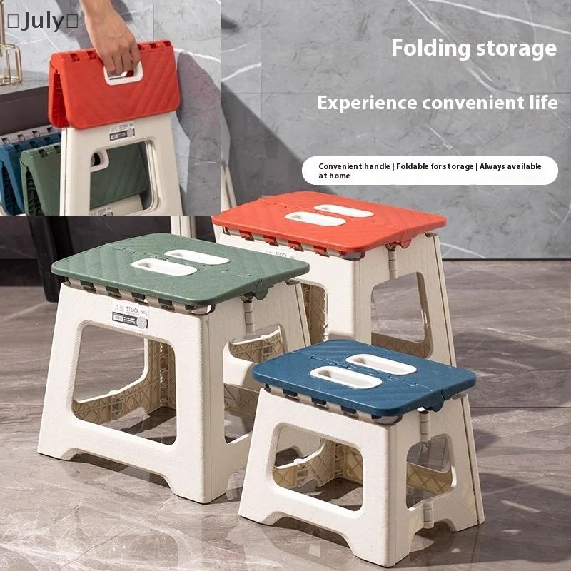 Repose-pieds épais à main polyvalent, 1 pièce, petits bancs en plastique antidérapant, escabeau pliant léger pour la cuisine