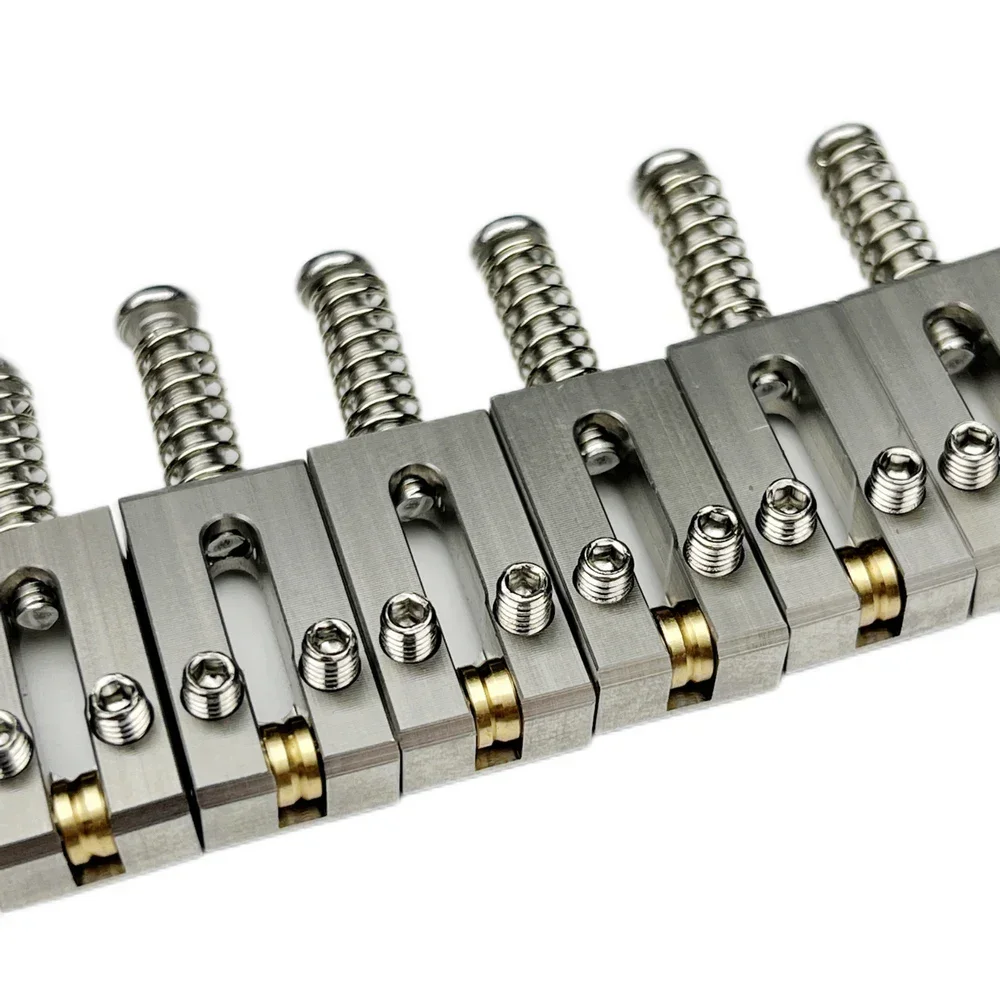【Made in Japan】 Stainless Steel Roller Saddle Electric Guitar Tremolo Bridge Saddles for Stratocaster Strat ST Guitar 10.5/10.8 - Image 3