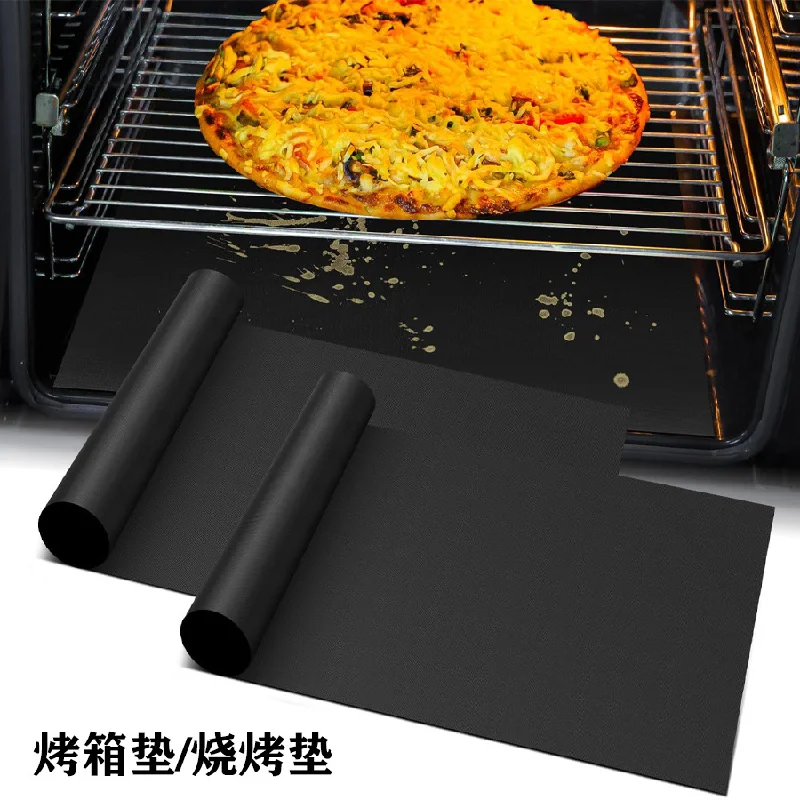 Tapete antiadherente resistente a altas temperaturas para horno, tapete para bandeja de horno, 40*33cm, diseño plano