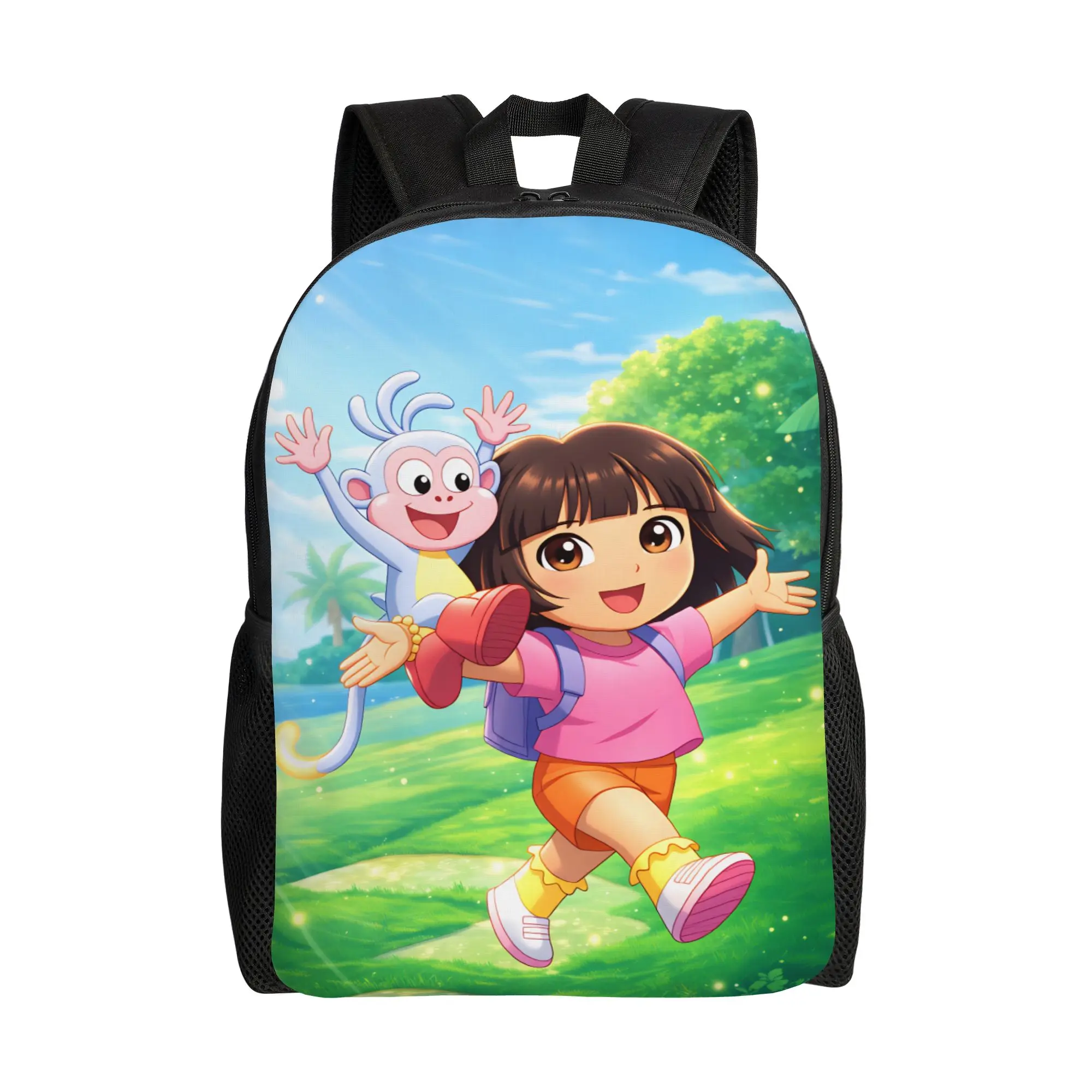 D-Doras and Friends Backpack  Leisure Backpacks Girl Hiking Print High School Bags Design Rucksack