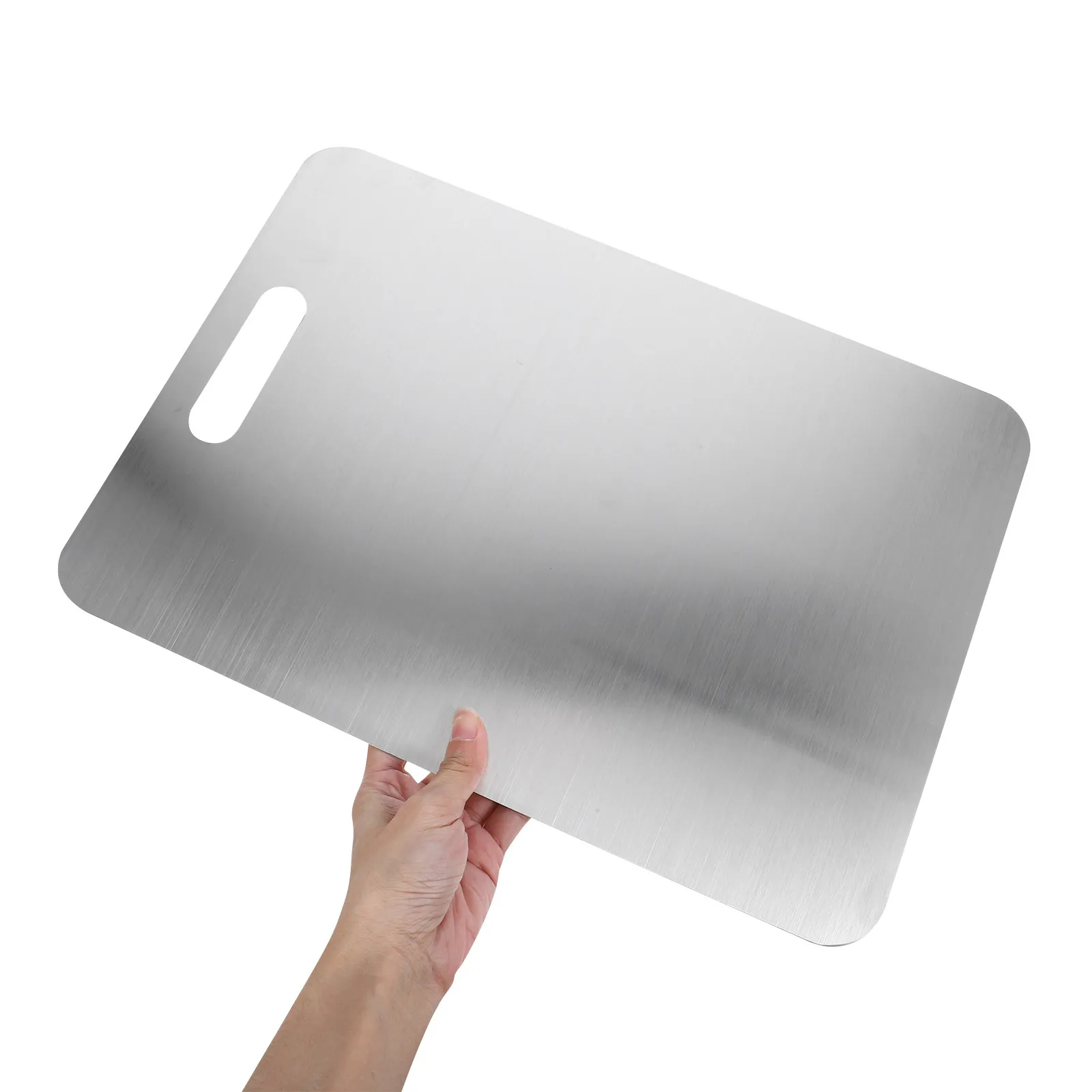 

Metal Cutting Board High Density Non-Scratch Reusable Cutting Board for Kitchen Home Cooking Food Chopping Tool