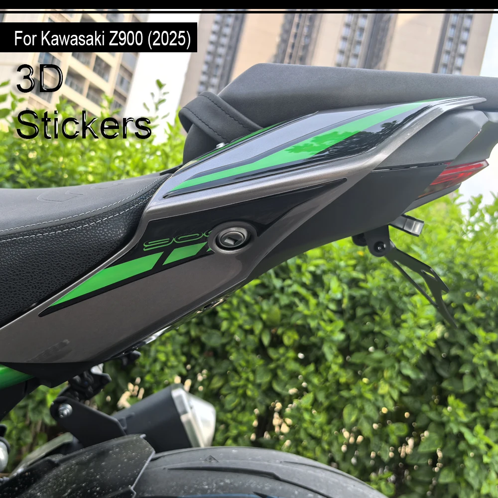 دراجة نارية لكاواساكي Z900 Z 900 SE 2025 2026 خزان الوسادة الغاز غطاء زيت الوقود طقم حماية هدية الحاجز يغطي ملصقات الشارات #5
