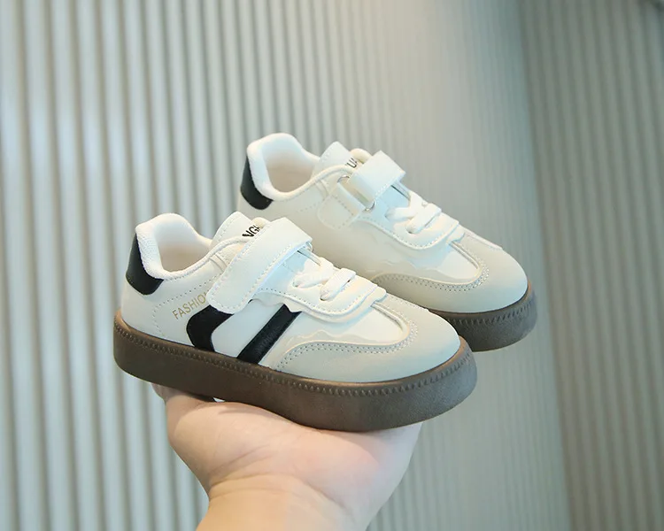 Frühling Herbst Kinder Weichsohlen Rutschfeste Retro-Skateschuhe Mädchen Junge Atmungsaktive Baby-Sportschuhe Leichte Freizeitschuhe Kinder – Detail 3