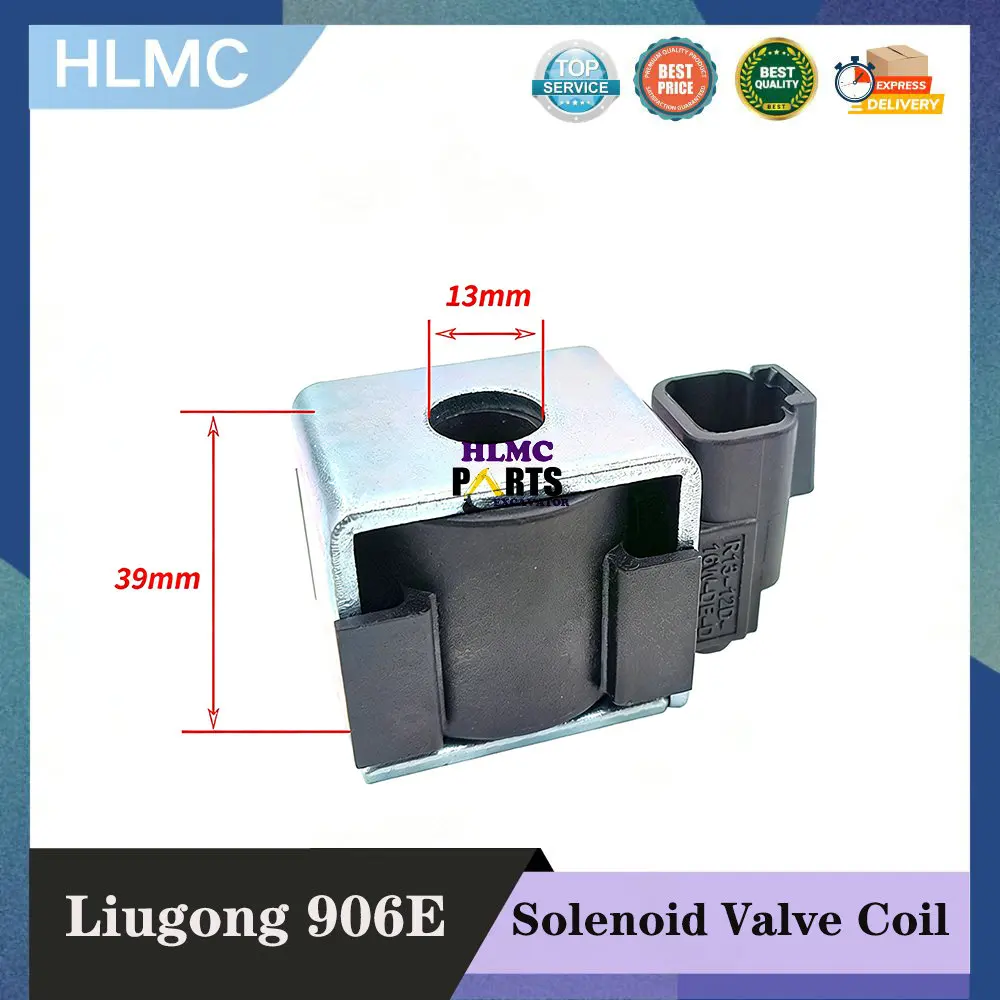 

Excavator Parts for Liugong 906E/920E/ 922E/ 930E/926E/XCMG 60D pilot Motors Solenoid Valve Coils