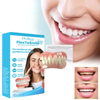 Comfortable Smiling False Teeth Silicone Liners Soft Denture Kit Soft Denture Kit Teeth Upper And Lower Set Easy Use Dental Care