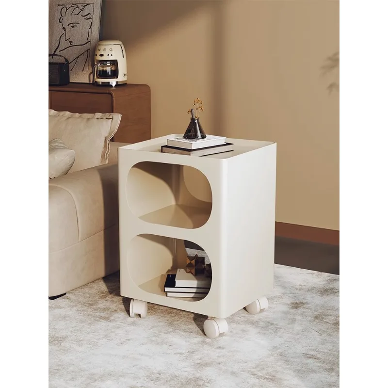 

Side cabinets trolley rack Internet celebrity storage sofa Side cabinet Coffee table Movable creative living room corner table