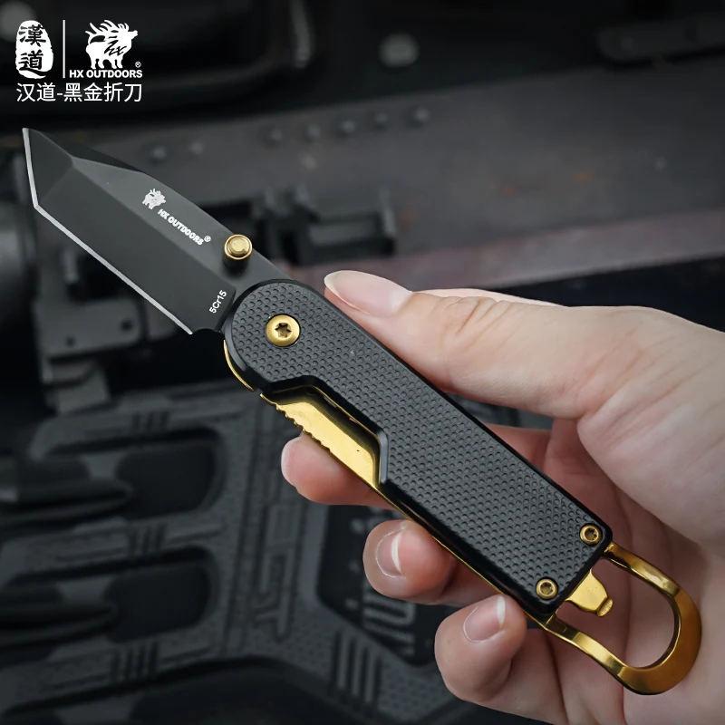 HX Outdoors Pocket Knife ,Camping Folding Knife ,Hunting Survival Knives ,Multi Knives G10 Handle EDC Tools Dropshipping