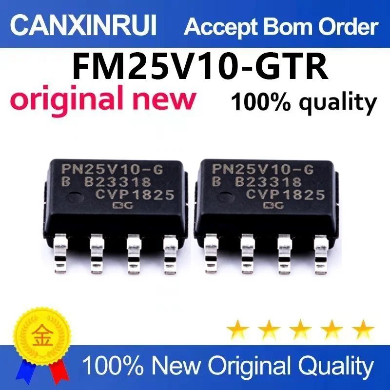 (5pcs-100pcs)Brand new original FM25V10-GTR SOP-8 silk screen FM25V10-G ferroelectric memory