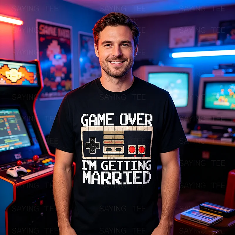 Game Over Je Me Marie T-shirt  - Men'S Grooming Videos avis et prix