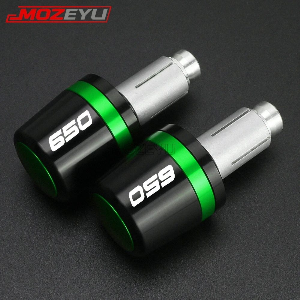 For KAWASAKI Ninja 650 ABS Ninja650 KRT Edition 2018-2026 Motorcycle Handlebar Grips Bar Ends Cap 22mm Handle Counterweight Plug