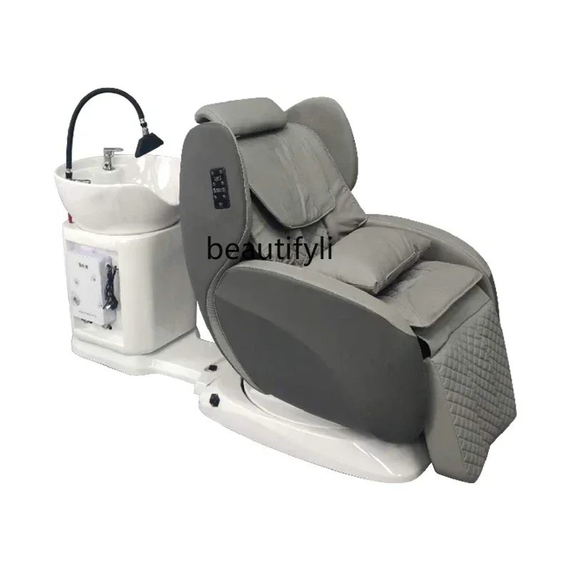 

SS Intelligent High-End Electric Massage Rotating Hair Care Chair Multi-Function Put down Head Therapy Massage Hair-Washing7486