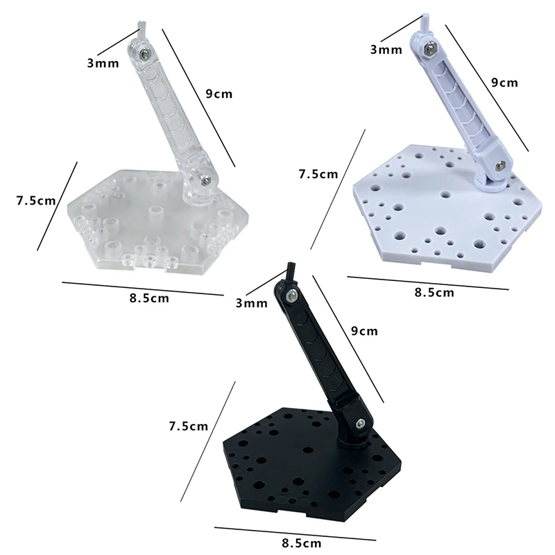 

Инновационная и практичная подставка для фигурок ручной работы, основание для моделей, черная подставка-держатель для 1/144 HG RG