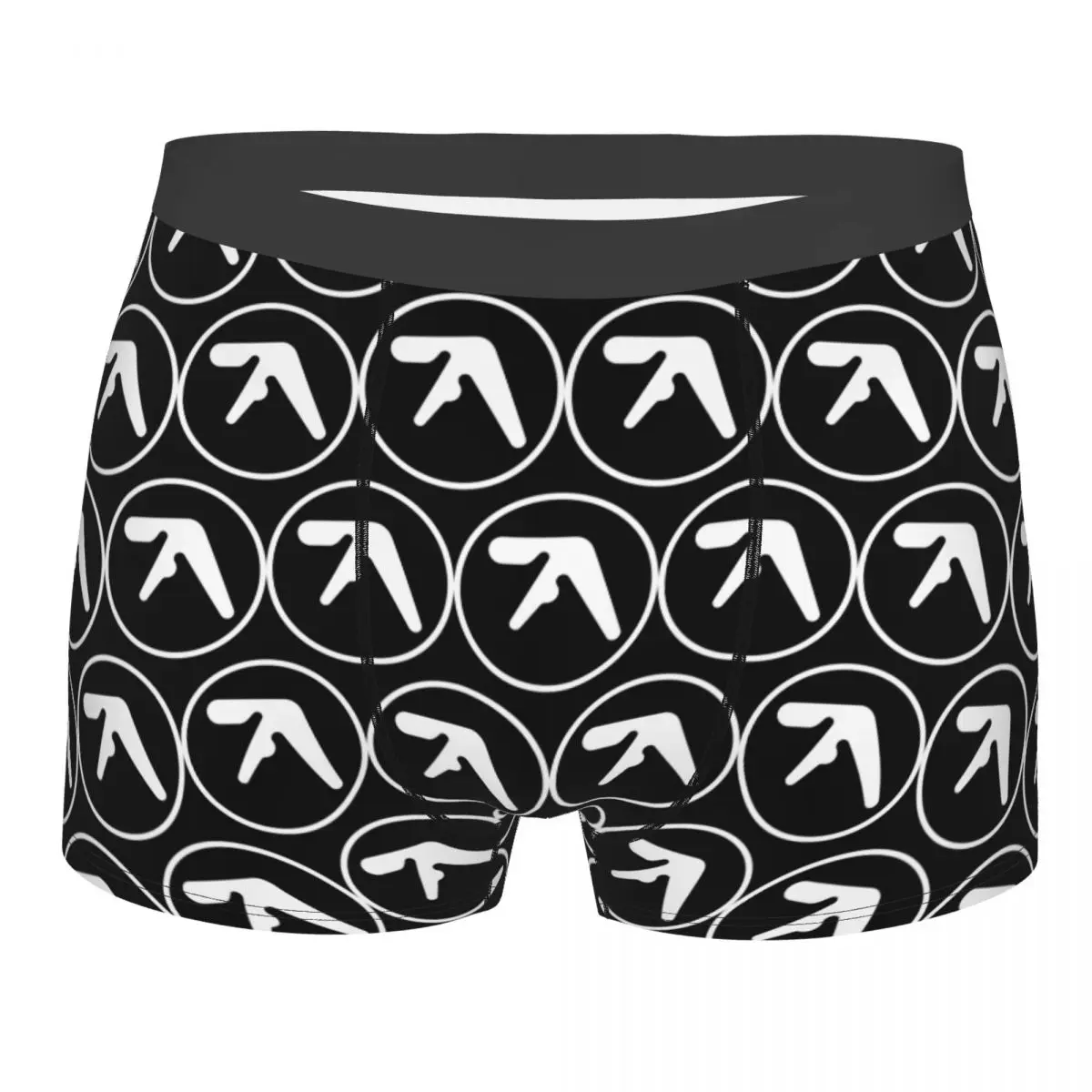 Men Aphex Twin Vintage Long Underwear Y2K Funny Boxer Shorts Panties Homme Polyester Underpants S-XXL