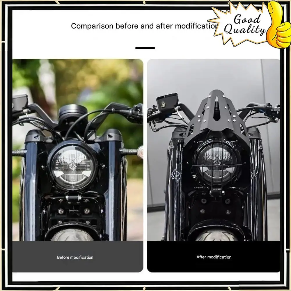 

Good Quality For Benda ChinchiIIa 500 Customized Retro Original Car Headlight Net Fence Lamp Shade Protective Cover Accessories