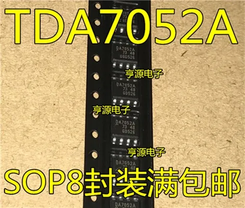 Chipset IC Original, juego de chips IC, DA7052A, TDA7052A, TDA7052, SOP8, TDA7052, TDA7052A, DIP8, 10 unidades