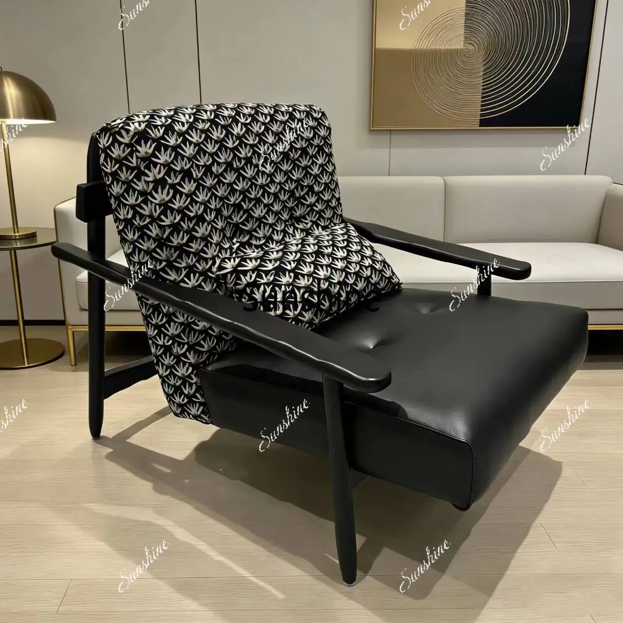 

Modern Simple Single Sofa Chair Bedroom Hotel Premium Sense Leisure Chair