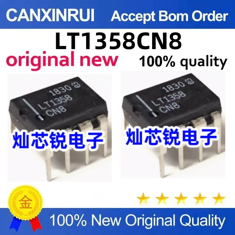 

LT1358CN8 LT1358IN8 LT1358 High Speed Amplifier IC Straight into 8 pins New and original