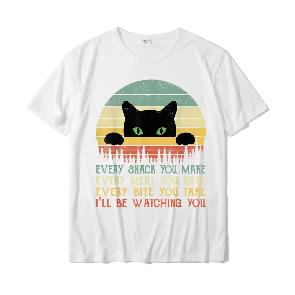 Elke snack die je kat maakt Grappige kat Moeder Kat Mama Kat Papa T-shirt T-shirts voor vrouwen Aangepaste T-shirt Rife bedrukte persoonlijkheid