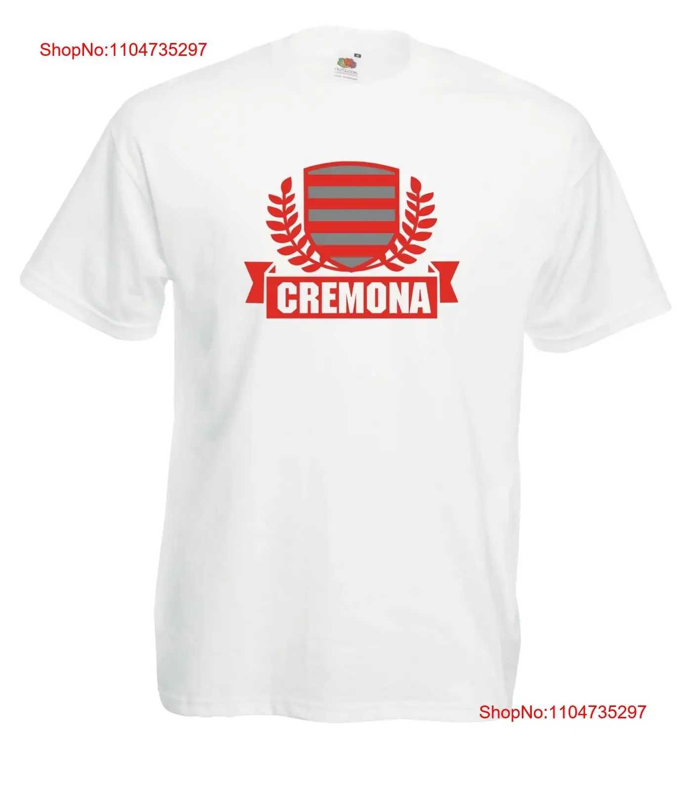 J1775 Cremona escudo de armas camiseta ciudad Italia vintage lavado gráfico transpirable cómodo estirado Top para uso diario