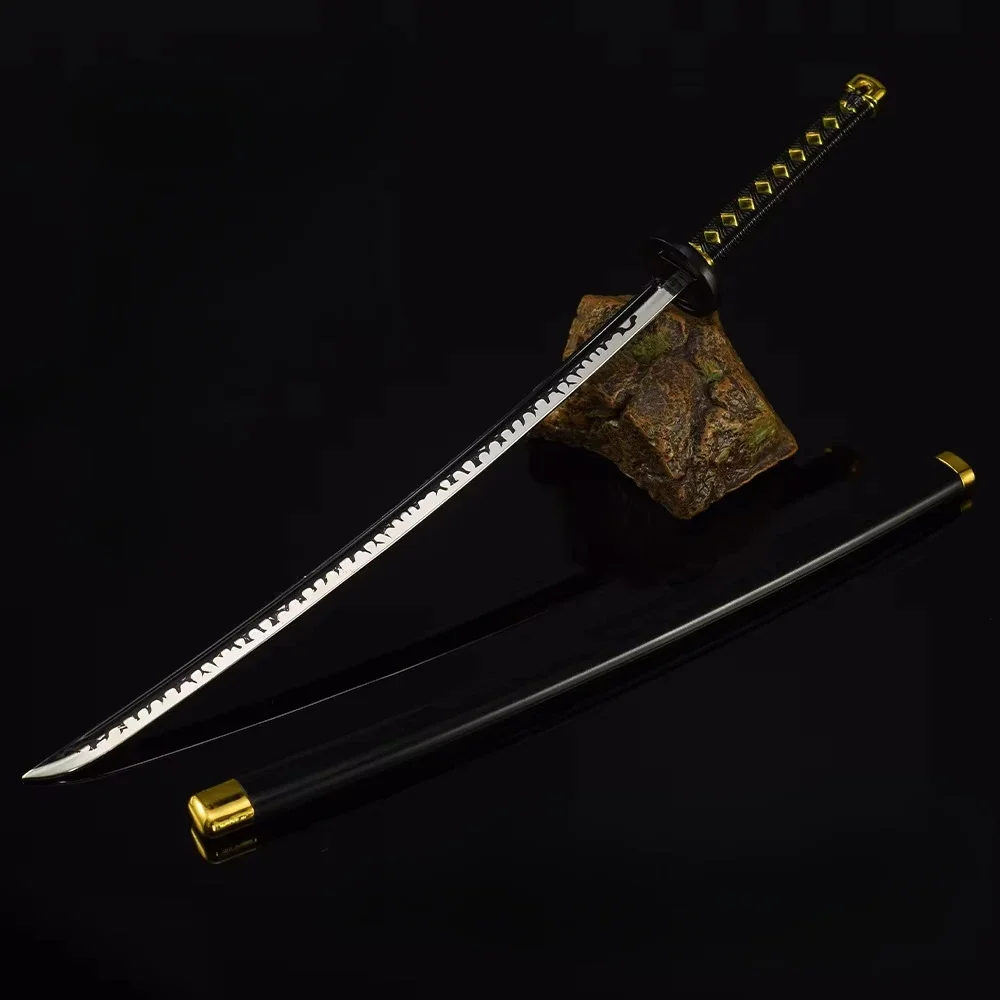 25cm/9.84in Rurouni Kenshin Film Peripherals Reverse-edged Sword Toy Katana Cosplay Metal Samurai Weapon Model Holiday Gift