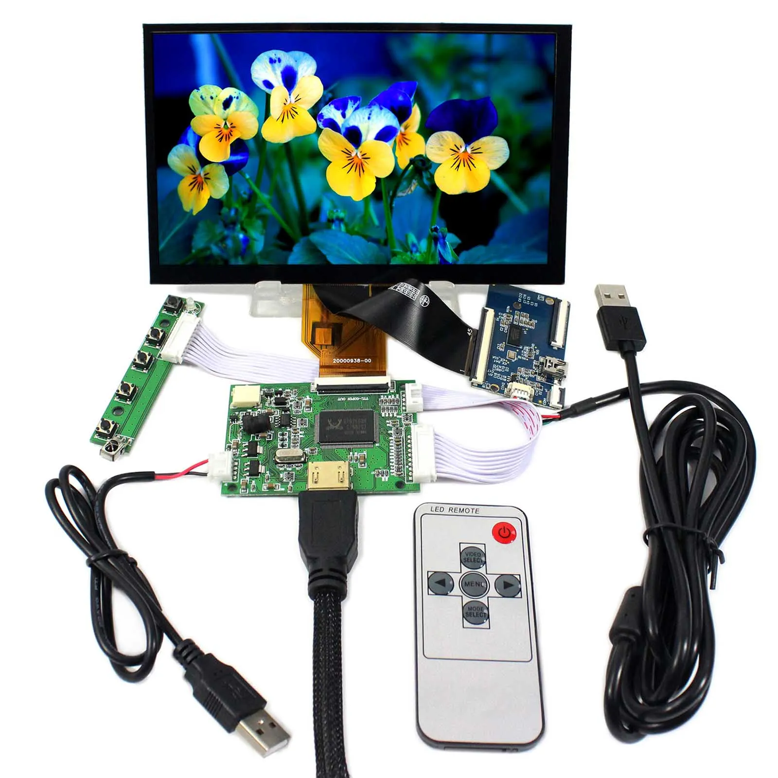 

USB HD MI VGA 2AV Audio lcd controller board with 12.1inch LQ121K1LG52 1280x800 LCD Display