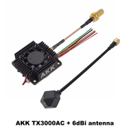 AKK 3W VTX image transmission, 5.8GHz ultra-long distance, with heat sink design, stable performance