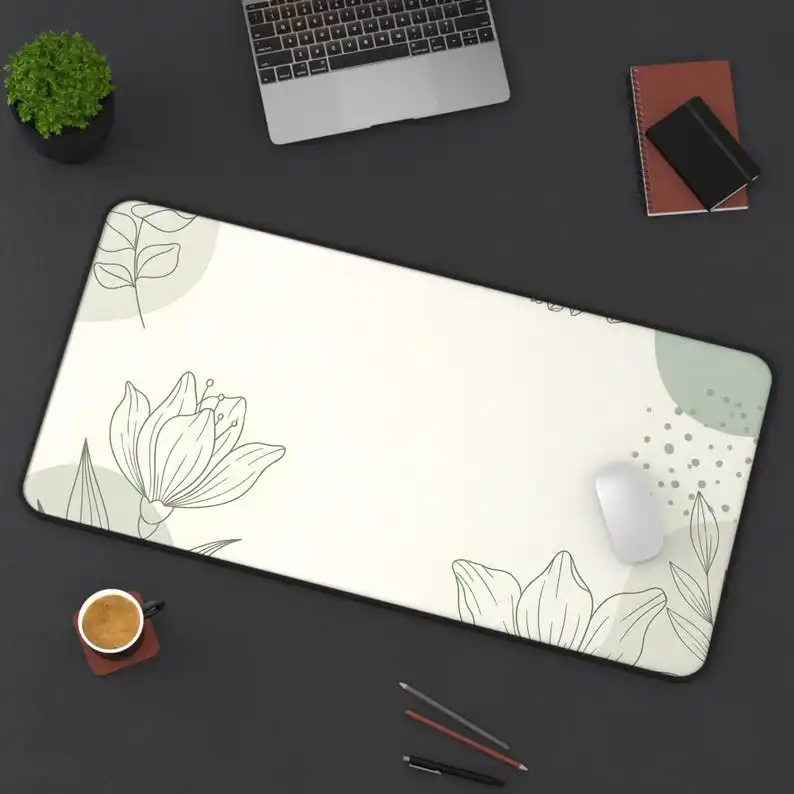 Minimalist Style Deskmat,non-slip and Waterproof Gaming Mousepad,office and Gaming Desk Decorative Mat,perfect Gift for Friends.