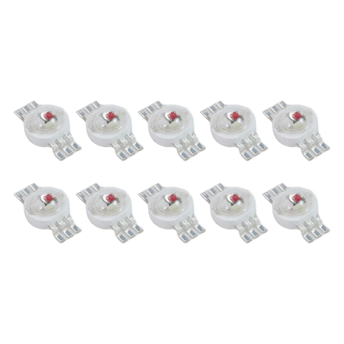 A40T 10 قطعة 3X3 واط عالية الطاقة RGB أحمر أخضر أزرق مصباح ليد مصباح توفير الطاقة حبيبات مصباح مستديرة متفاوتة الأحجام لمبات 6PIN 45MIL 3 واط رقاقة عالية الطاقة