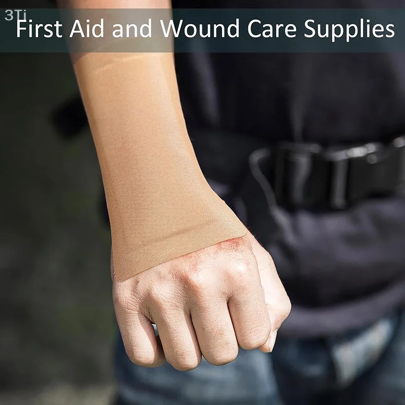 5Pcs Large Size Elastic Non-woven Medical Adhesive Wound Dressing Band Aid Large Wound First Aid Skin Care Tools