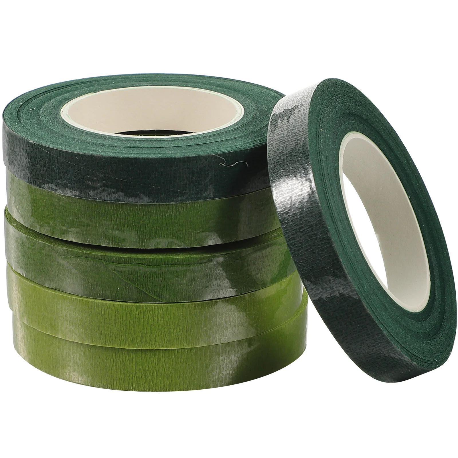 6 Rolls Floral Tape for Bouquets Flower Paper Arrangement Twine Stem Wrapper Florist Wrapping Adhesive DIY