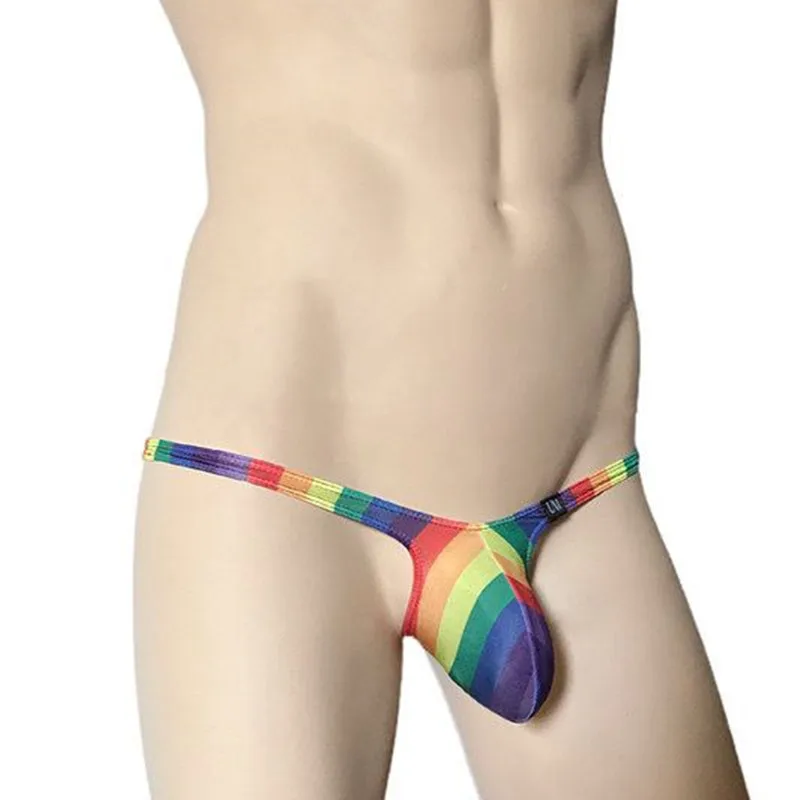 

Mens Sexy Bikini Briefs Breathable Ice Silk Panties Low Rise Male Swimming Beach Underpant Cock Pouch Underwear Homme Cueca