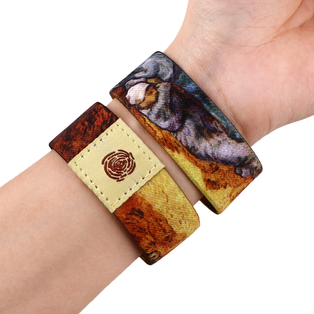 Bransoletka Art Waves dla kobiet Mężczyźni Van Gogh Gwiaździste niebo Elastyczna opaska sportowa Modne bransoletki Biżuteria Akcesoria artystyczne Prezenty — zdjęcie 7