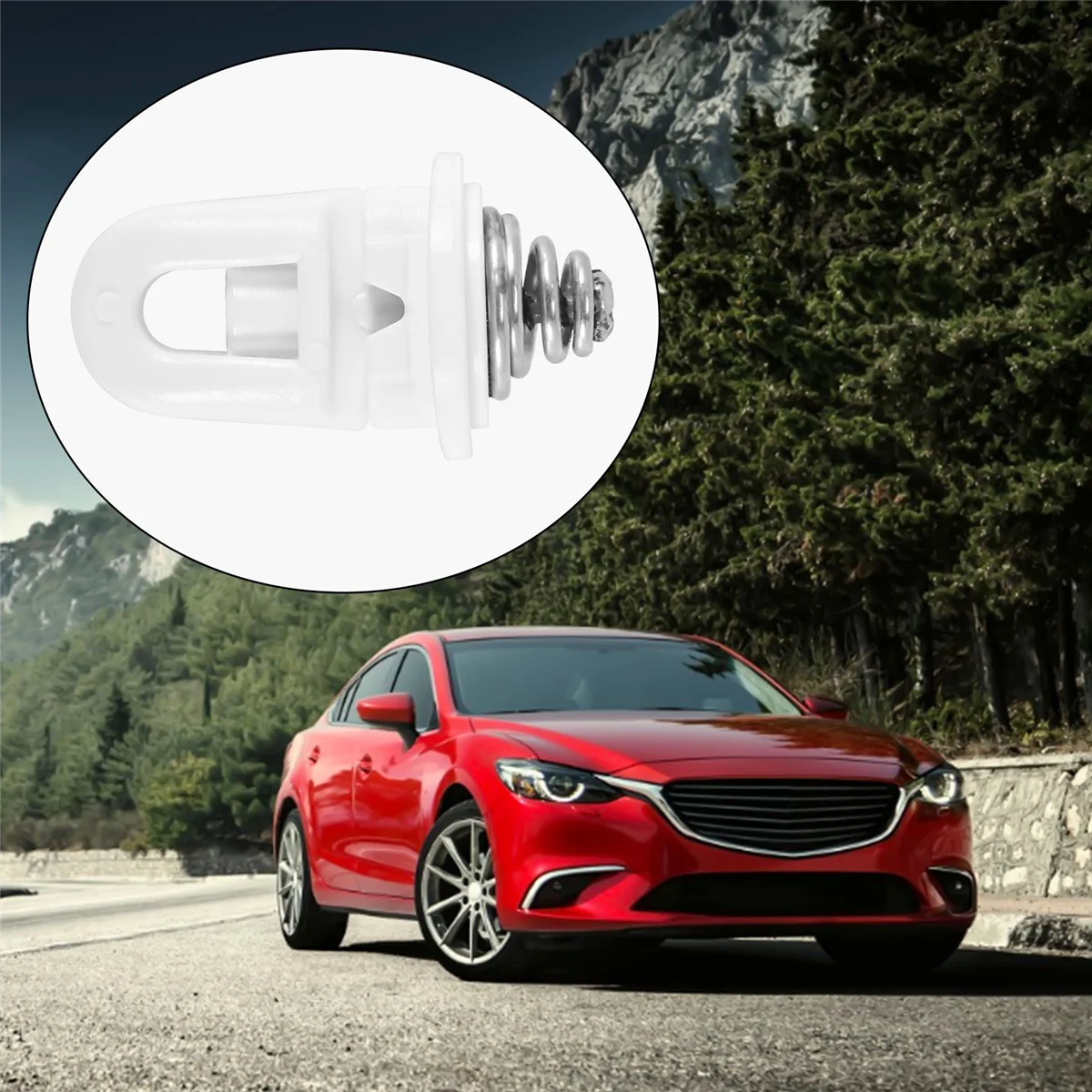 คลิปยึดกันชนหน้า4ชิ้นสำหรับเปอโยต์407 407SW 607ซีตรอง C5 743712