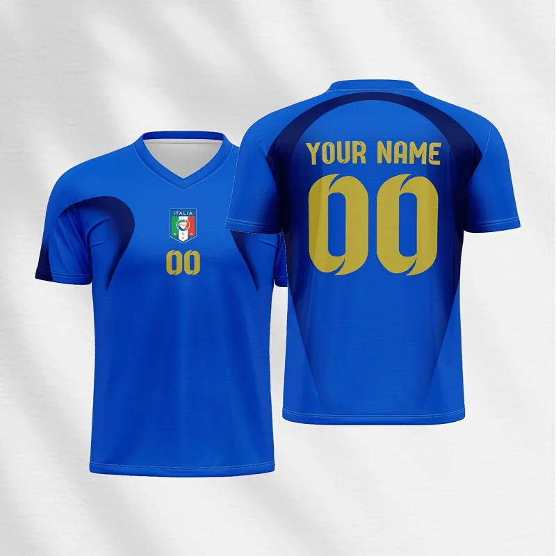 تي شيرت مخصص لتدريب كرة القدم برقبة على شكل حرف V للبالغين والمراهقين، مجموعات ملابس رياضية مخصصة لنادي الفريق والعائلة #1