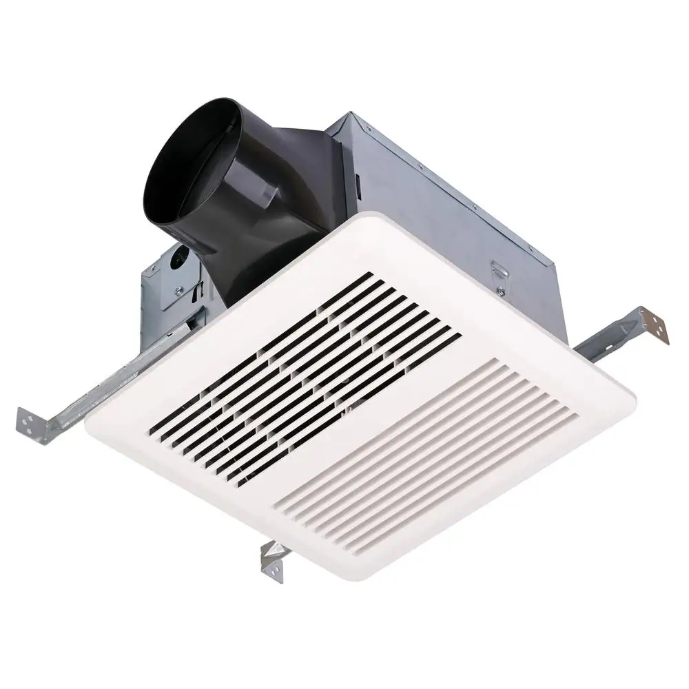 Bathroom Ventilation Extractor Fan 100 CFM 0.8 Sone Quiet Operation No Attic Access Needed Kaze Appliance SNP100 Award-Winning