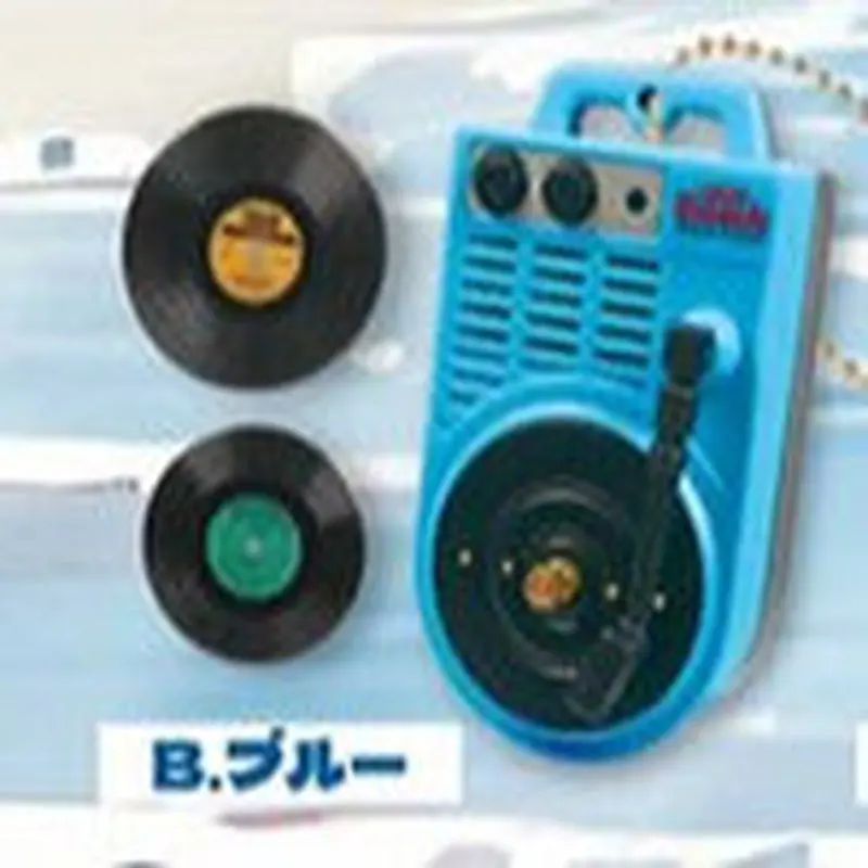 Mainan Spirits Retro Record Player Miniatur Simulasi Perekam Liontin Gantung Hiasan Twist & Pop (Ready Stock)