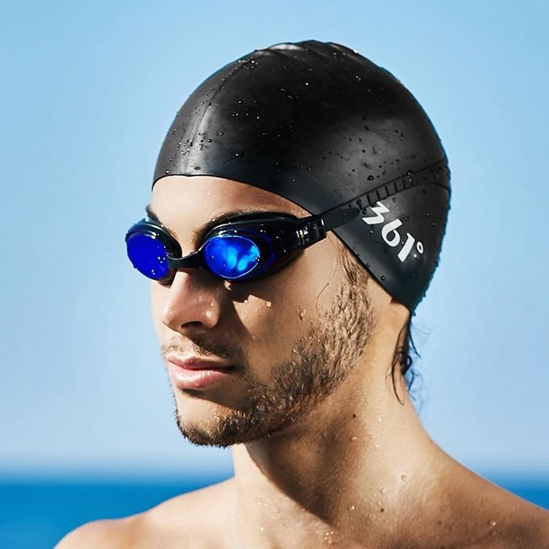 Gorros de natación de silicona de alta elasticidad para adultos, Unisex, Entrenamiento de natación, deportes acuáticos, impermeable, cómodo,