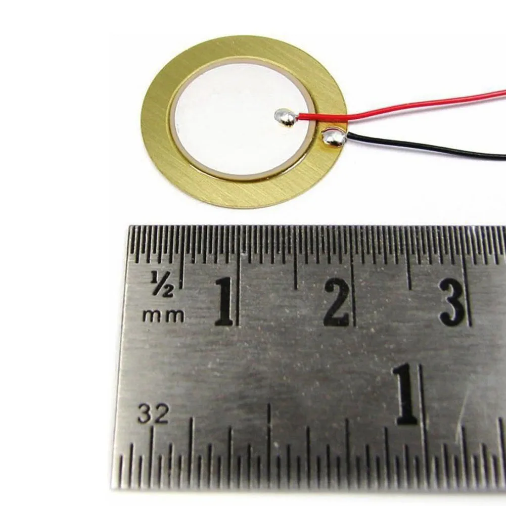 15 Stück Hochleistungs-Piezo-Scheiben, Wandler, Mikrofon, Trommel, Gitarren-Trigger, akustischer Tonabnehmer mit elastischem Frequenzbereich