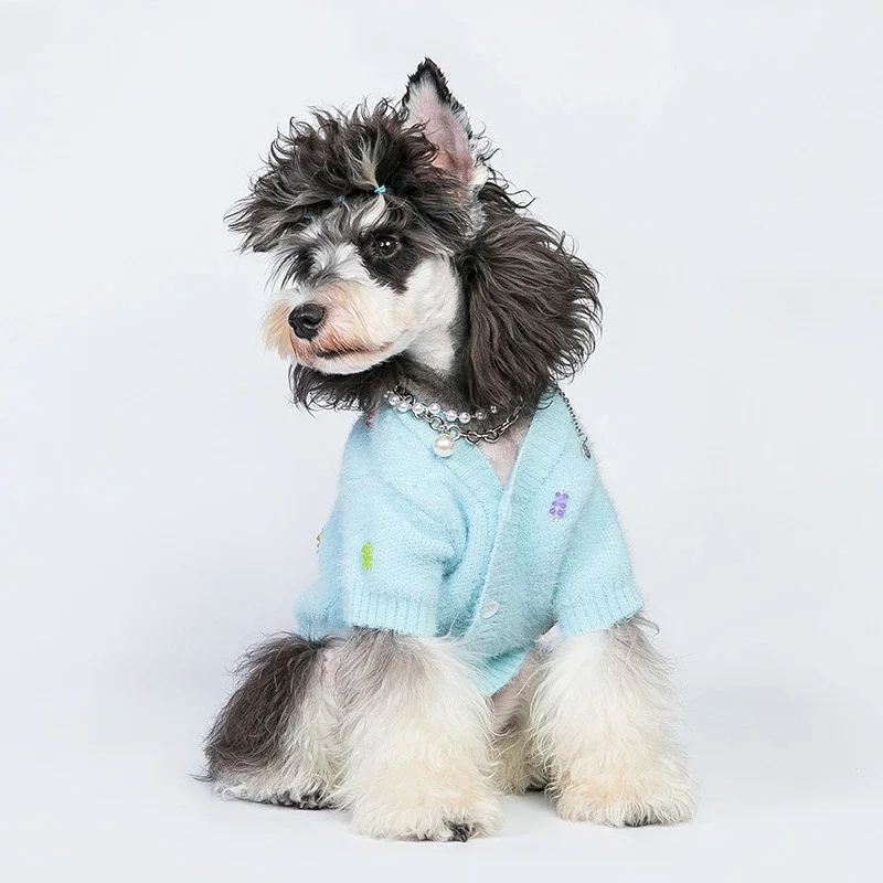 Dog Imitation Mink Velvet Sweaters Pet Cat Winter Warm Cardigan Clothing Chihuahua Yorkies Sphinx Cat Luxury Sweater Clothes