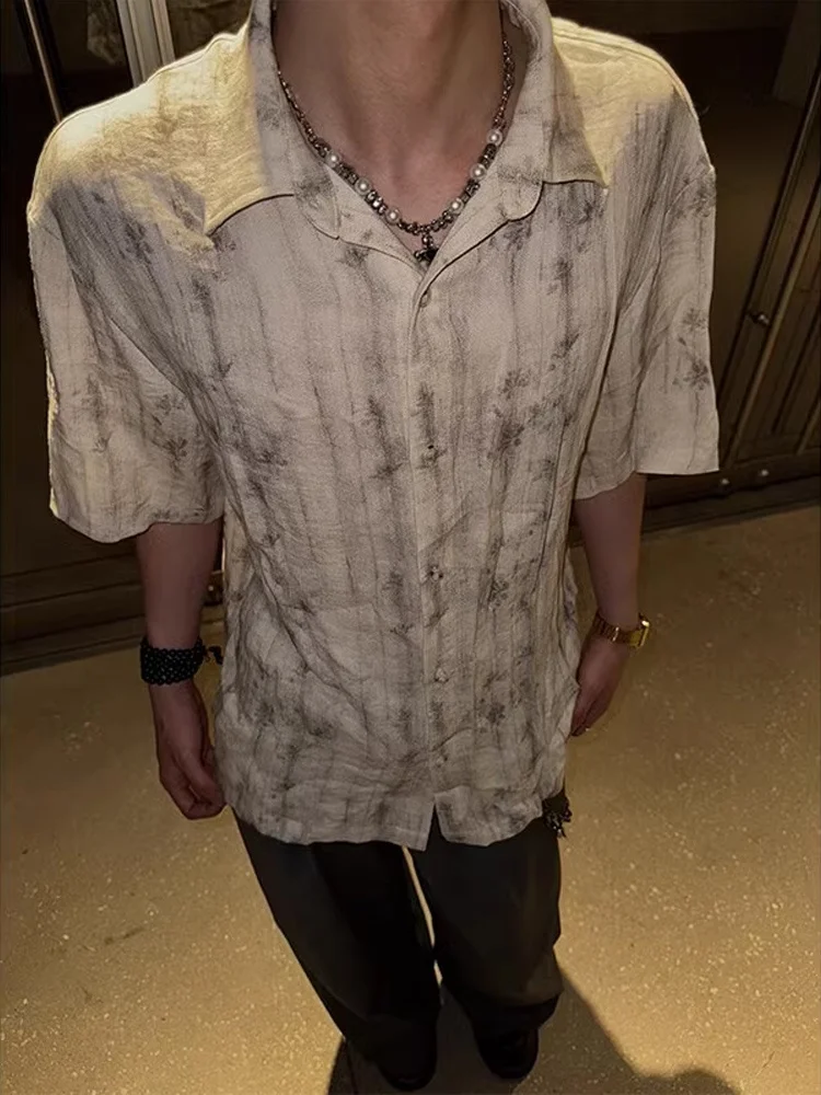 

Краситель на водной основе ort-Sve irt, мужские летние тонкие американские ретро моделирование конопли, новый китайский Sle, интенсивный irt