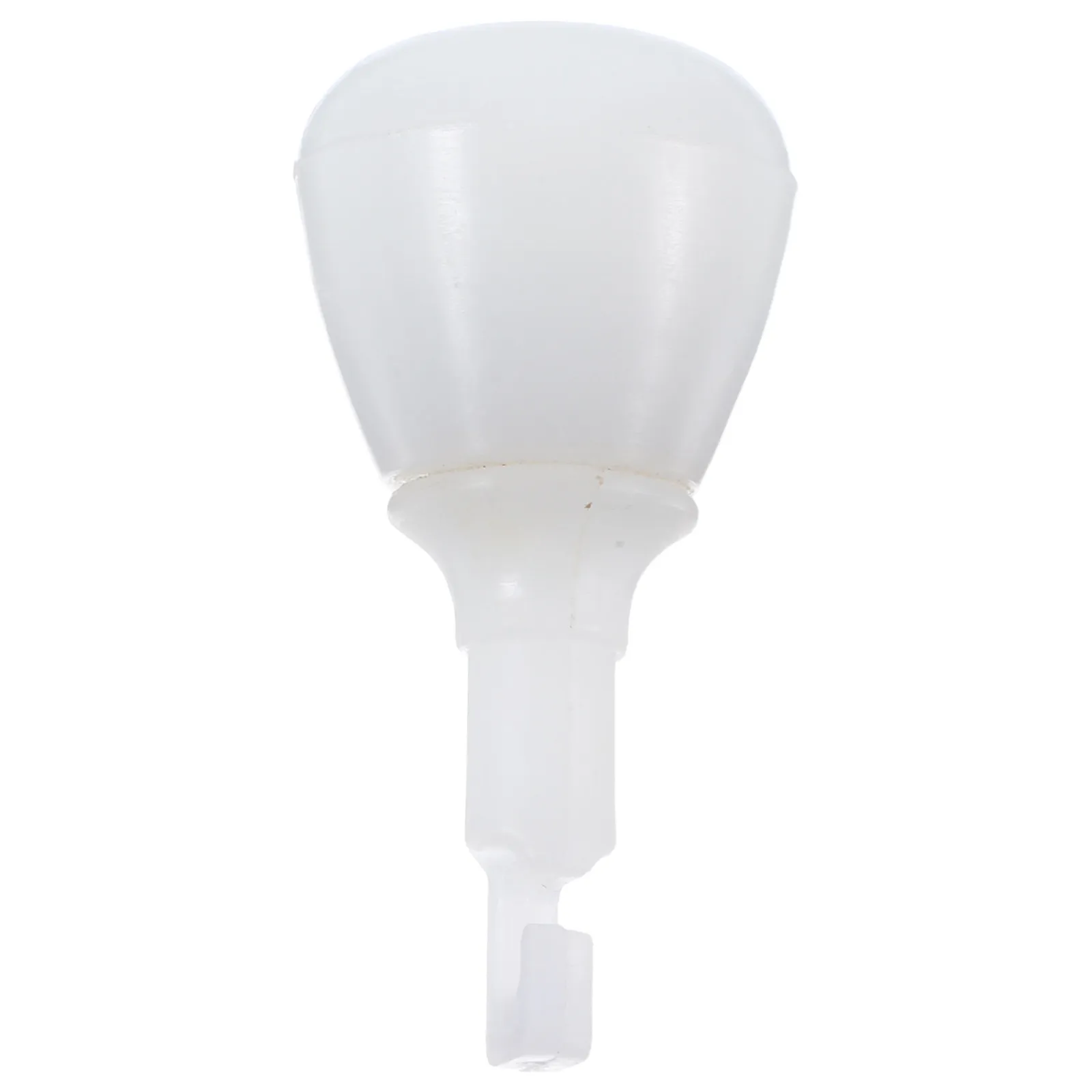 Replacement Hook Style Cane Tip White for Visually Impaired Users Stable Support Easy Install Rolling Ball Cane Tips Plastic