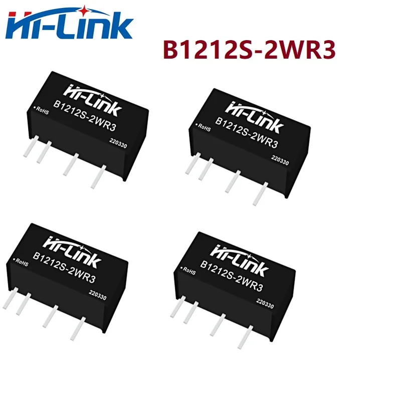 HI-Link New 1pcs Factory 2W 12V B1212S-2WR3 Smart Home High Efficiency DC DC Converetr Isolated Switching Power Supply Module