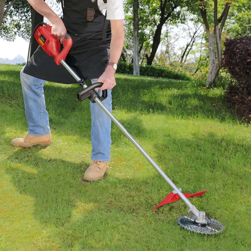 

220V Plug-in Electric Lawn Mower Multifunctional Lawn Mower Small Mowing Machine Lightweight Push Grass Weed Trimmer Cutter