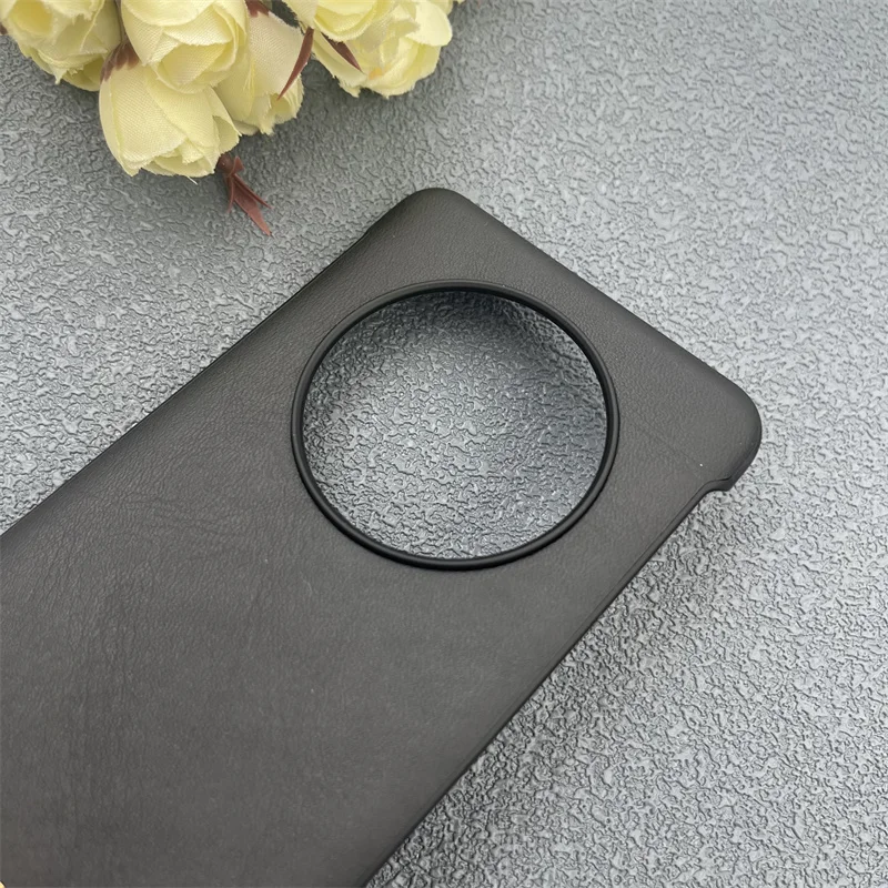 Luxury Original Huawei Mate 50 Pro Leather Case Protective Cover No Border Mobile Phone Shell For Huawei Mate50 Mate50Pro Case