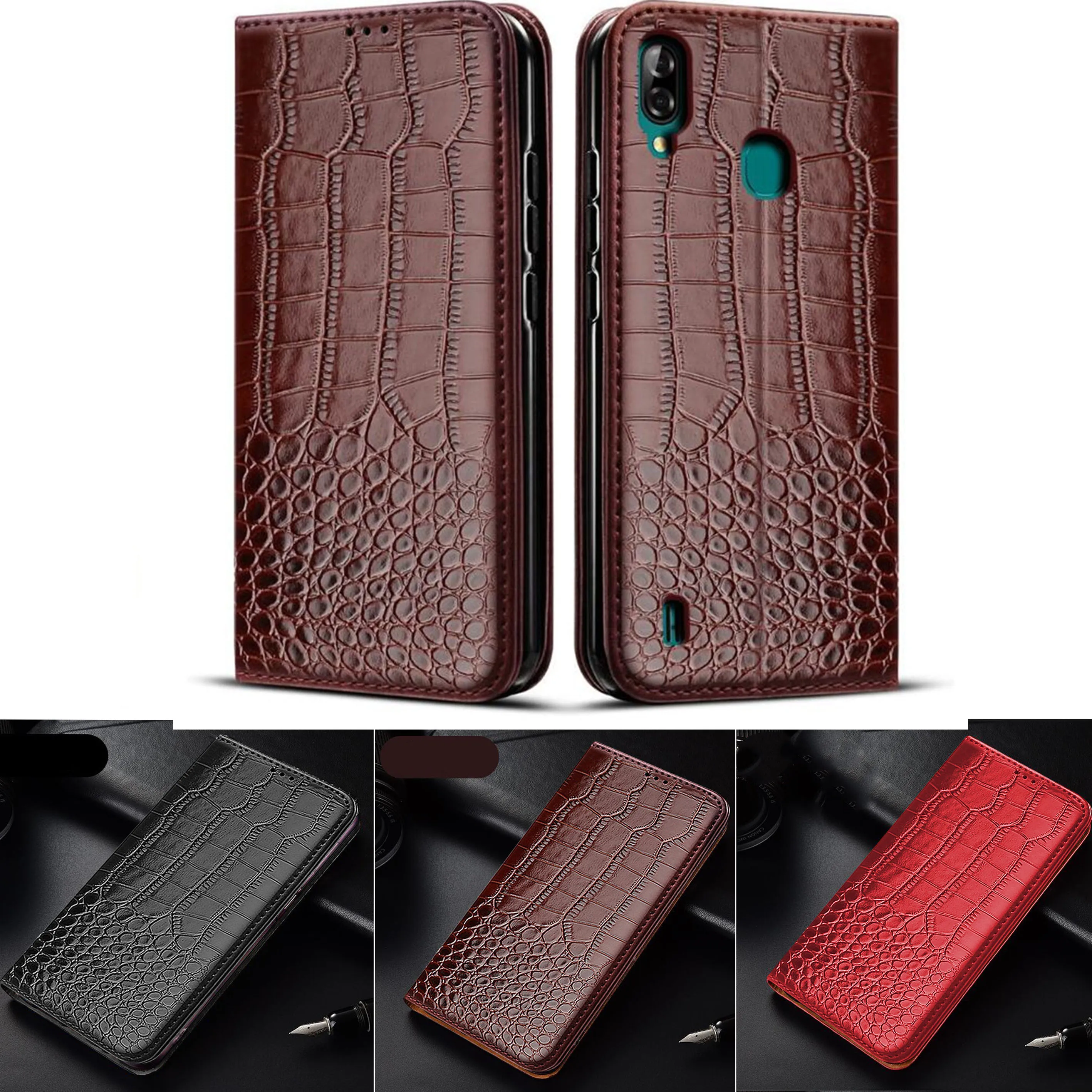 Leather Wallet Case…