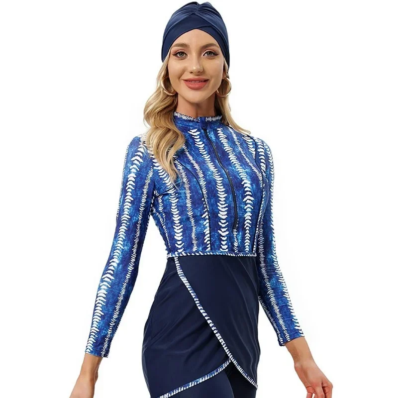 Islam Sunscreen Clothing for Women, Burkini Modest Swimwear, Bathing Suit, Beachwear, Conservative Swimsuit, Muslim Fashion,