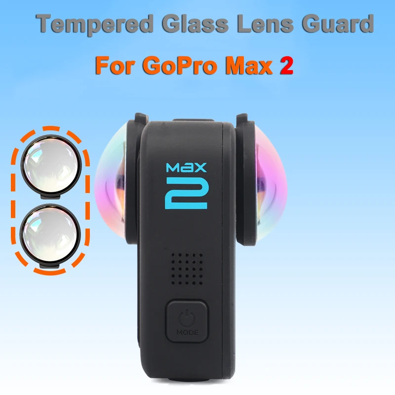 

Lens Guard for GoPro Max 2 Action Camera Lens Cover Tempered Glass Protector High Transparency Anti-Scratch Accessories