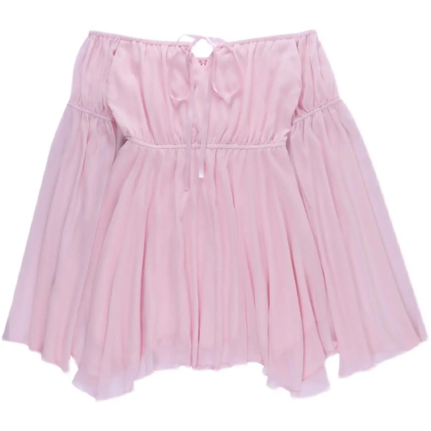 تي شيرت نسائي مثير على شكل زهرة لي تنورة مطبوعة عالية الخصر بكتف واحد دكتور كلينفيت Sle طويل Sve Princ Sve