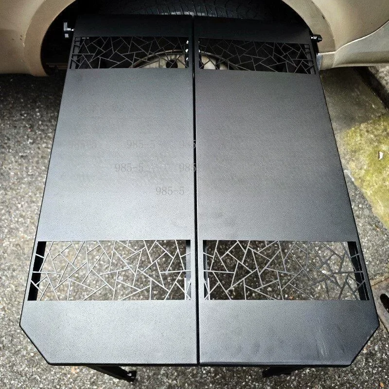 Portable Folding BBQ Car Tire Table Board, Outdoor Camping Auto Travel Wheel Desk Accessories